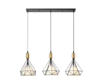 מנורת תלייה אסקי שלישיה על פס (25287)