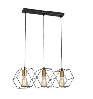 מנורת תלייה אסקי שלישיה על פס (25287)