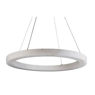 מנורת תלייה אלבסטרה עגול קוטר 60 תלוי