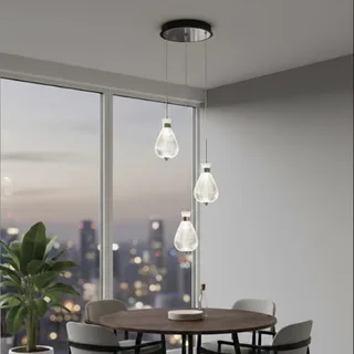 מנורת תלייה וינקינג שלישיה תלוי על צלחת (25553)