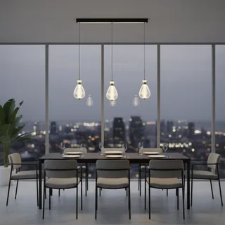 מנורת תלייה וינקינג שלישיה על פס (25555)