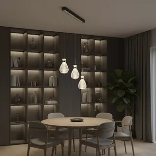 מנורת תלייה וינקינג שלישיה על פס (25555)