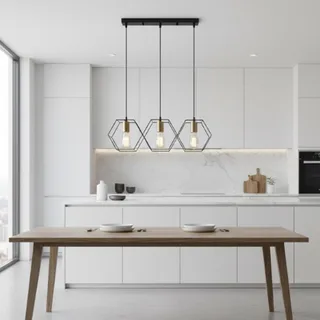 מנורת תלייה אסקי שלישיה על פס (25287)