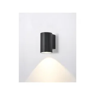 מנורת קיר חוץ וולקן 1X8 בינוני לבן / שחור CCT
