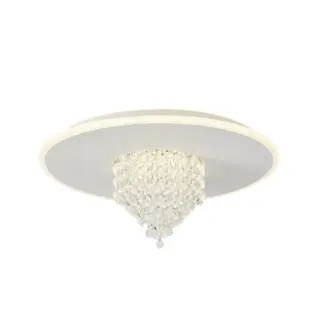 מנורה צמוד תקרה קריסטל מאור