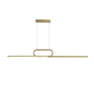 מנורת תליה ארוכה סקאי זהב