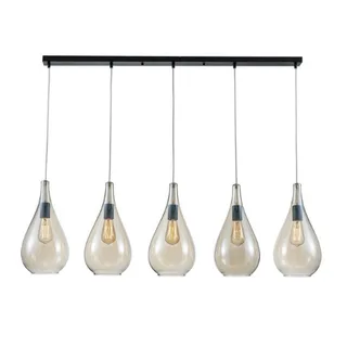 מנורת תלייה חמישייה על פס אגס וינטג 1098 (25877)