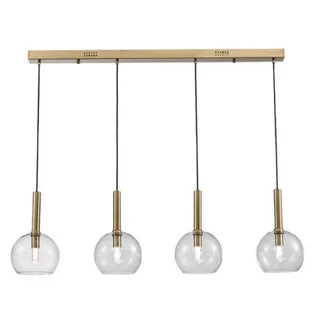 מנורת תלייה וינטג רביעיה קלי על פס פליז LED 20W (25011) 1072