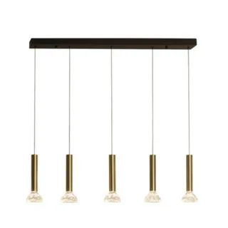 מנורת תלייה חמישייה על פס מיאל