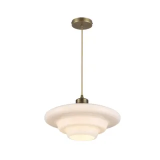 מנורת תלייה זכוכית עגולה דניס 25068