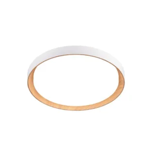 מנורת צמודת תקרה פלפון נועה לבן+ עץ CCT