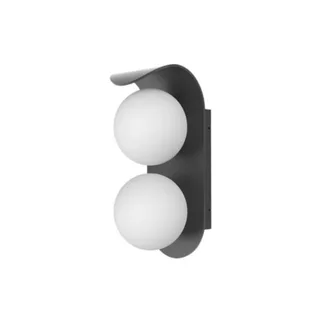 מנורת קיר סנוקר כפול שחור